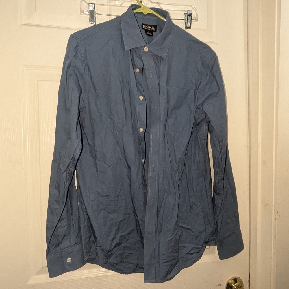 Michael Kors Blue Button Down